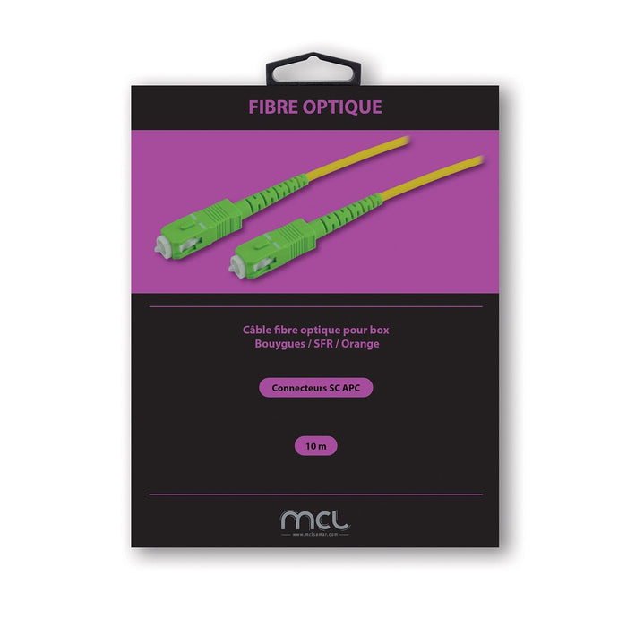 Mcl Scapc/Scapc Monomode Simplex Optical Fiber - 10m
