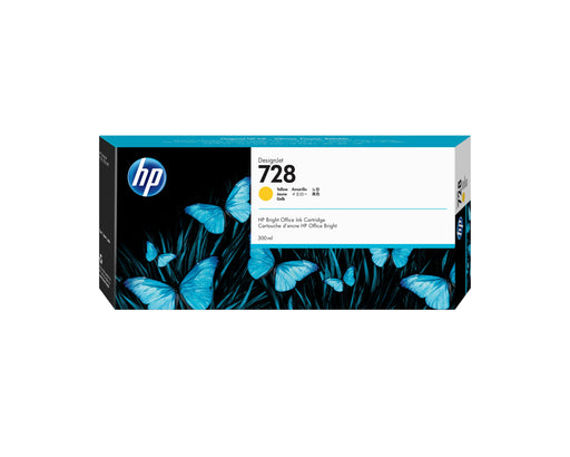 EAN 0889894377913 - HP 728 300-ml Yellow DesignJet Ink Cartridge cabeza de impresora Inyección de tinta térmica imagen 1