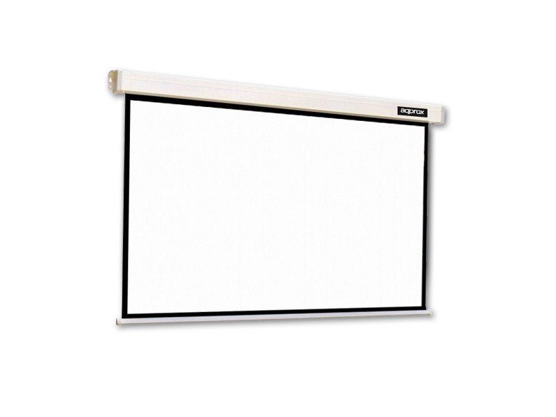 Approx Pantalla Panoramica   203x114cm  Con Mando A Distancia  Tela Blanco Mate Y Trasera Negra Opaca