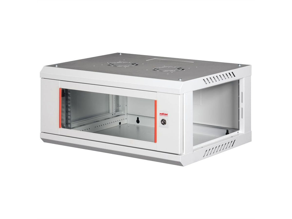 Roline 19-Zoll Wandgehuse Basic Plus 4he, 600x450 Bxt Grau