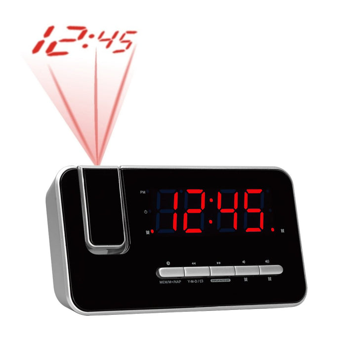 EAN 5706751023743 - Denver CRP-618 Reloj Digital Negro imagen 1