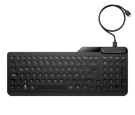 EAN 0197192768877 - HP 405 Backlit Wired Keyboard teclado Oficina USB Negro imagen 1