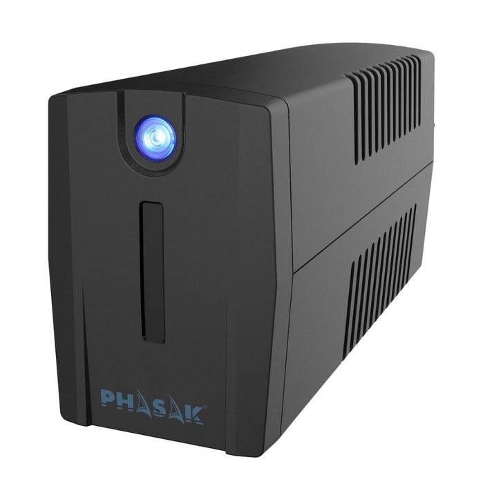 EAN 5605922004430 - Phasak PH 7210 sistema de alimentación ininterrumpida (UPS) Línea interactiva 1,06 kVA 600 W 2 salidas AC imagen 3