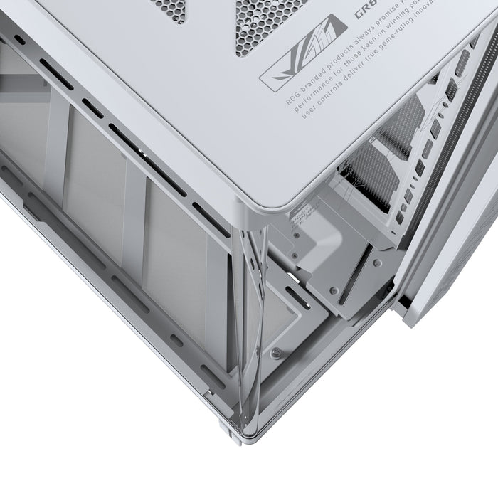 Asus Rog Cronox Gr801 Curve Tg Argb White Midi Tower Blanco