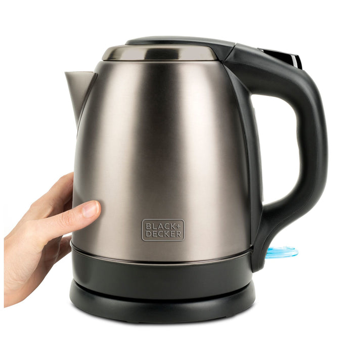 EAN 8432406580053 - Black & Decker BXKE2202E tetera eléctrica 1,2 L 2200 W Acero inoxidable imagen 3