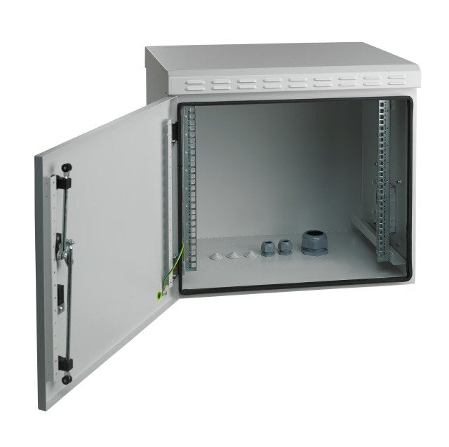 Efb 19" Wandgehäuse Ip55, 20he, Stahltr, Tiefe 600 Mm, Ral7035