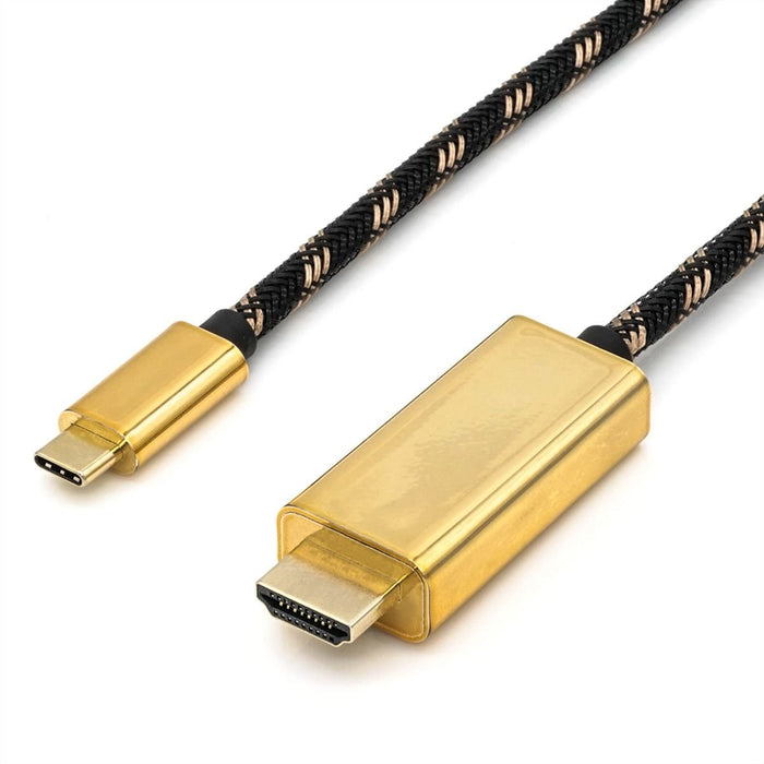 Roline Gold Usb Typ C - Hdmi Adaptercable, St St, 2 M