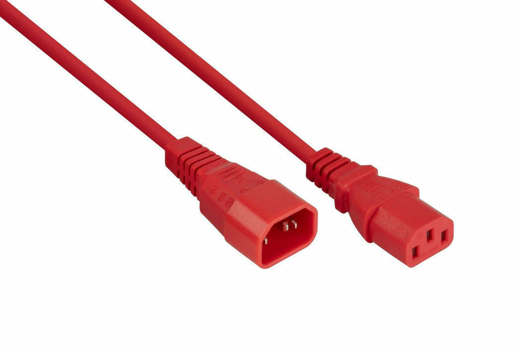 EAN 4066857002563 - Kabelmeister SK1430-R030 cable de transmisión Rojo 3 m IEC C14 IEC C13 imagen 1