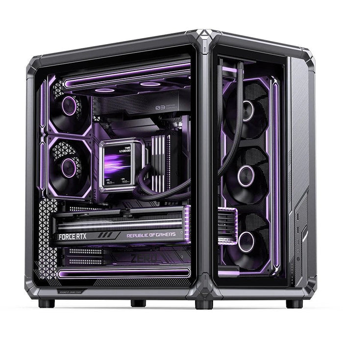 Caja Atx Jonsbo X400 Pro Cristal Templado Curvo Gris