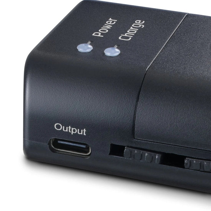 Cargador Pilas Recargables Hama Delta Travel Universal Baterias De Litio Y Nimh Usb-C Color Negro