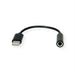 EAN 7630049617032 - VALUE 12.99.3214 cable de audio 0,13 m 3,5mm USB Negro imagen 4