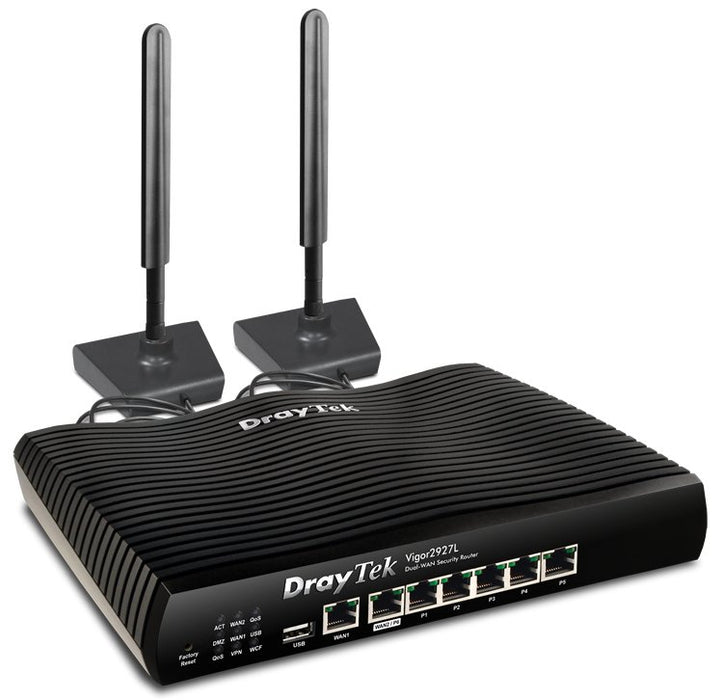 EAN 4710484740595 - DrayTek Vigor2927L router inalámbrico Gigabit Ethernet 4G Negro imagen 1