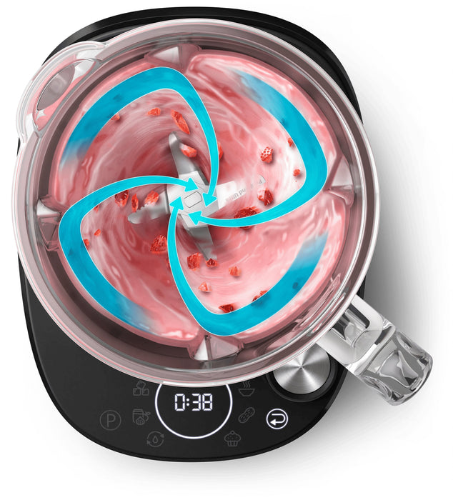 EAN 8720389013591 - Philips 7000 series HR3760/10 licuadora 2 L Batidora de vaso 1500 W Gris imagen 11
