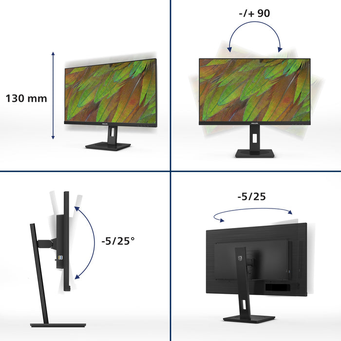 EAN 8721038000269 - Philips 3000 series 27B1N3800/00 pantalla para PC 68,6 cm (27") 3840 x 2160 Pixeles 4K Ultra HD LCD Negro imagen 5