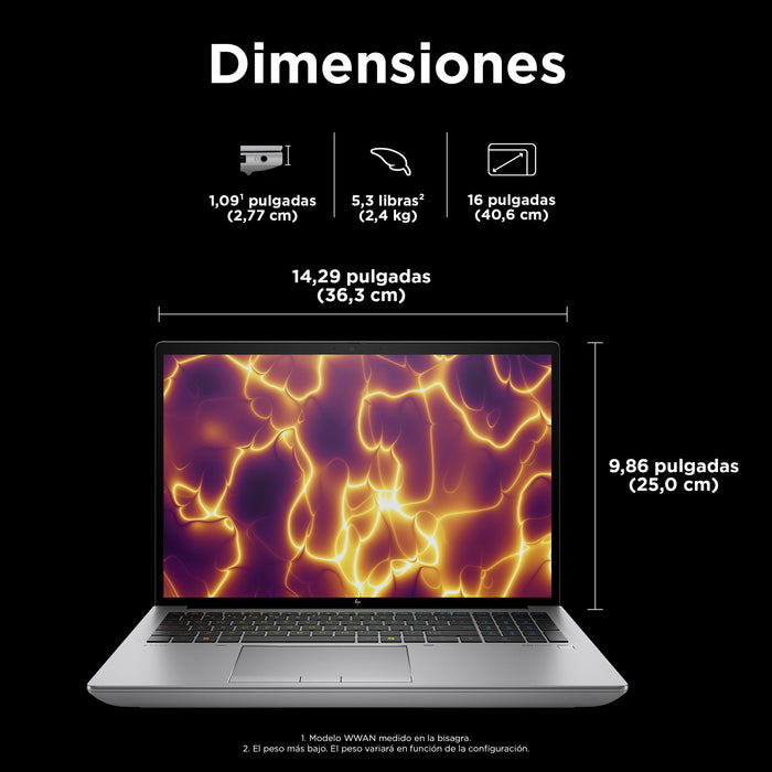 EAN 198415372277 - HP ZBook Fury G11 Intel® Core™ i9 i9-14900HX Estación de trabajo móvil 40,6 cm (16") WUXGA 64 GB DDR5-SDRA imagen 5