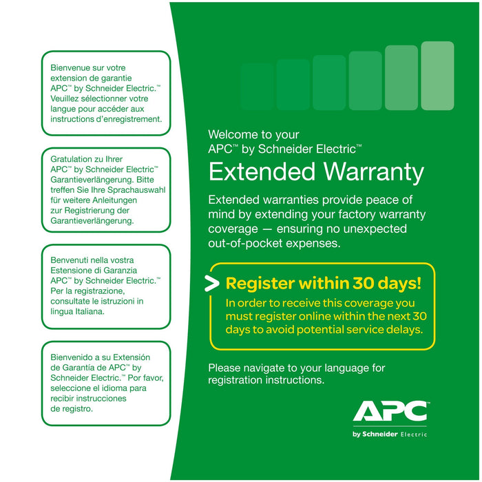 Apc Service Pack 3 Year Warranty Extension (For New Product Purchases)