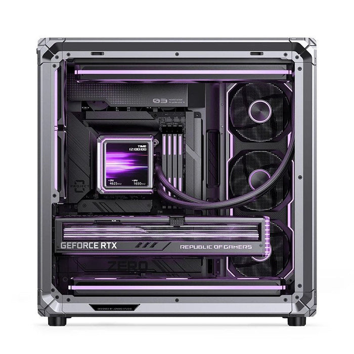 Caja Atx Jonsbo X400 Pro Cristal Templado Curvo Gris