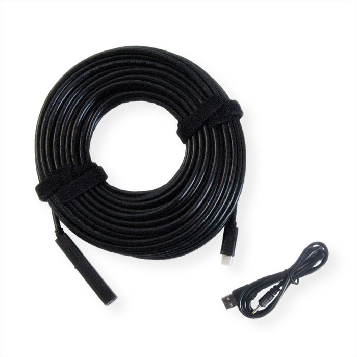 Value Usb 2.0 Verlngerung, Aktiv, Mit Repeater, A-C, Schwarz, 20 M