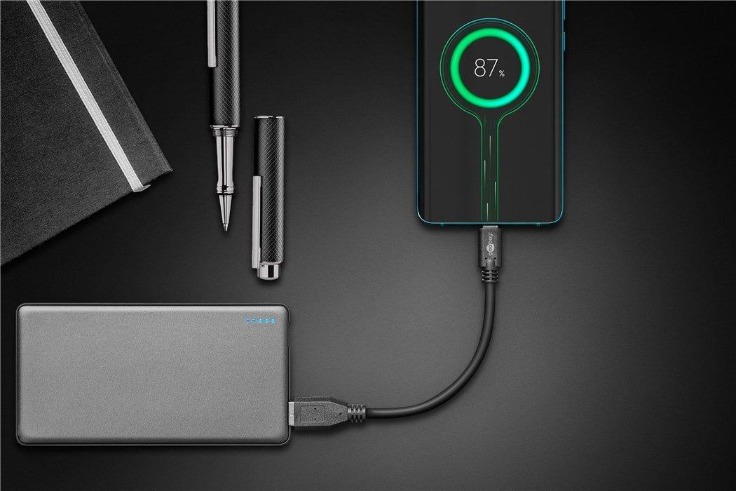 EAN 4040849452475 - Goobay 45247 cable USB USB 3.2 Gen 1 (3.1 Gen 1) 0,15 m USB A USB C Negro imagen 3