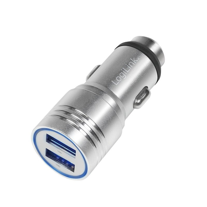 EAN 4052792057447 - LogiLink PA0228 cargador de dispositivo móvil Universal Plata Encendedor de cigarrillos Auto imagen 1