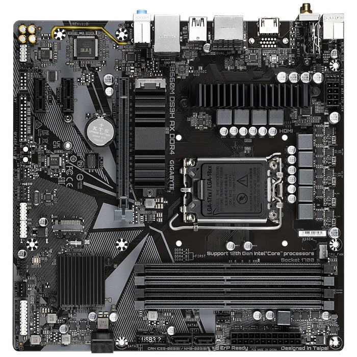 Placa Base Gigabyte B660m Ds3h Ax Ddr4 1700 4ddr4 1xhdmi 2xdp 4xsata3