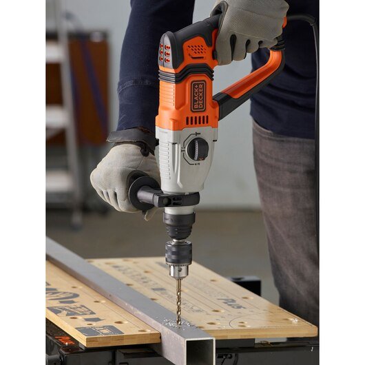 Martillo Black+Decker Behs02k-Qs, Perforador Negro/Naranja