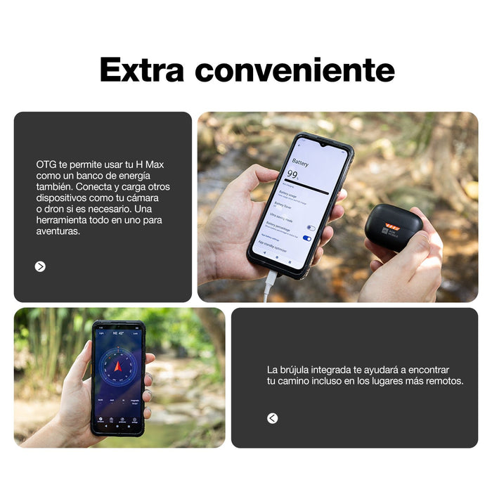 EAN 6934663606450 - AGM H Max 16,7 cm (6.56") SIM doble Android 14 4G USB Tipo C 4 GB 256 GB 10000 mAh Negro imagen 9