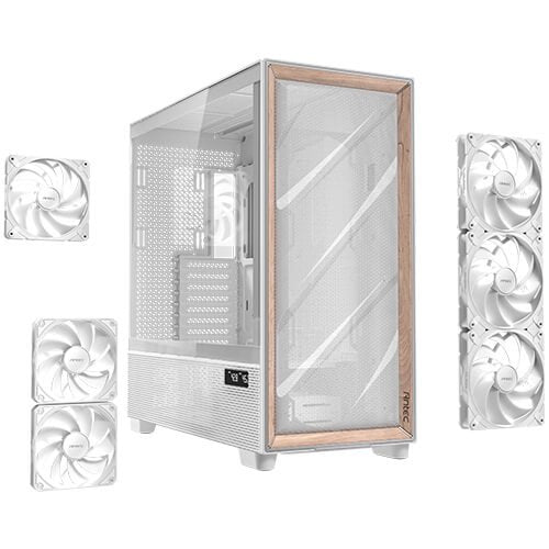 EAN 0761345101561 - Antec FLUX PRO White EUV Full Tower Blanco, Madera imagen 19