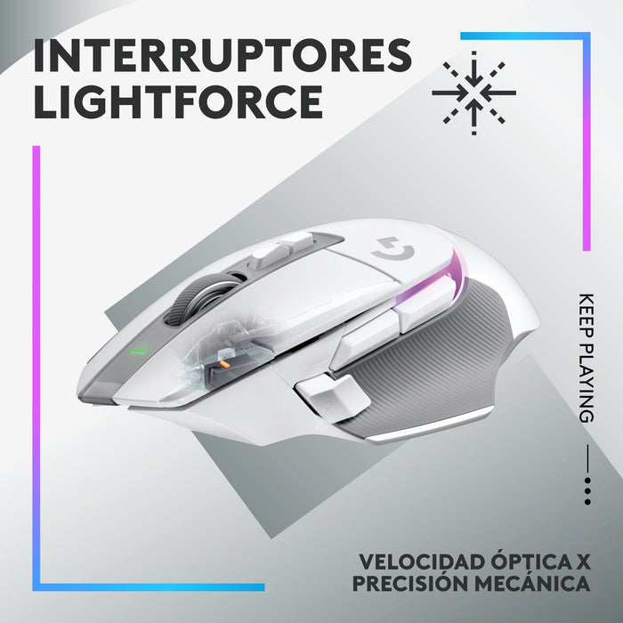 EAN 5099206096363 - Logitech G 910-006172 ratón Juego Mano derecha RF inalámbrico Óptico 25600 DPI imagen 21