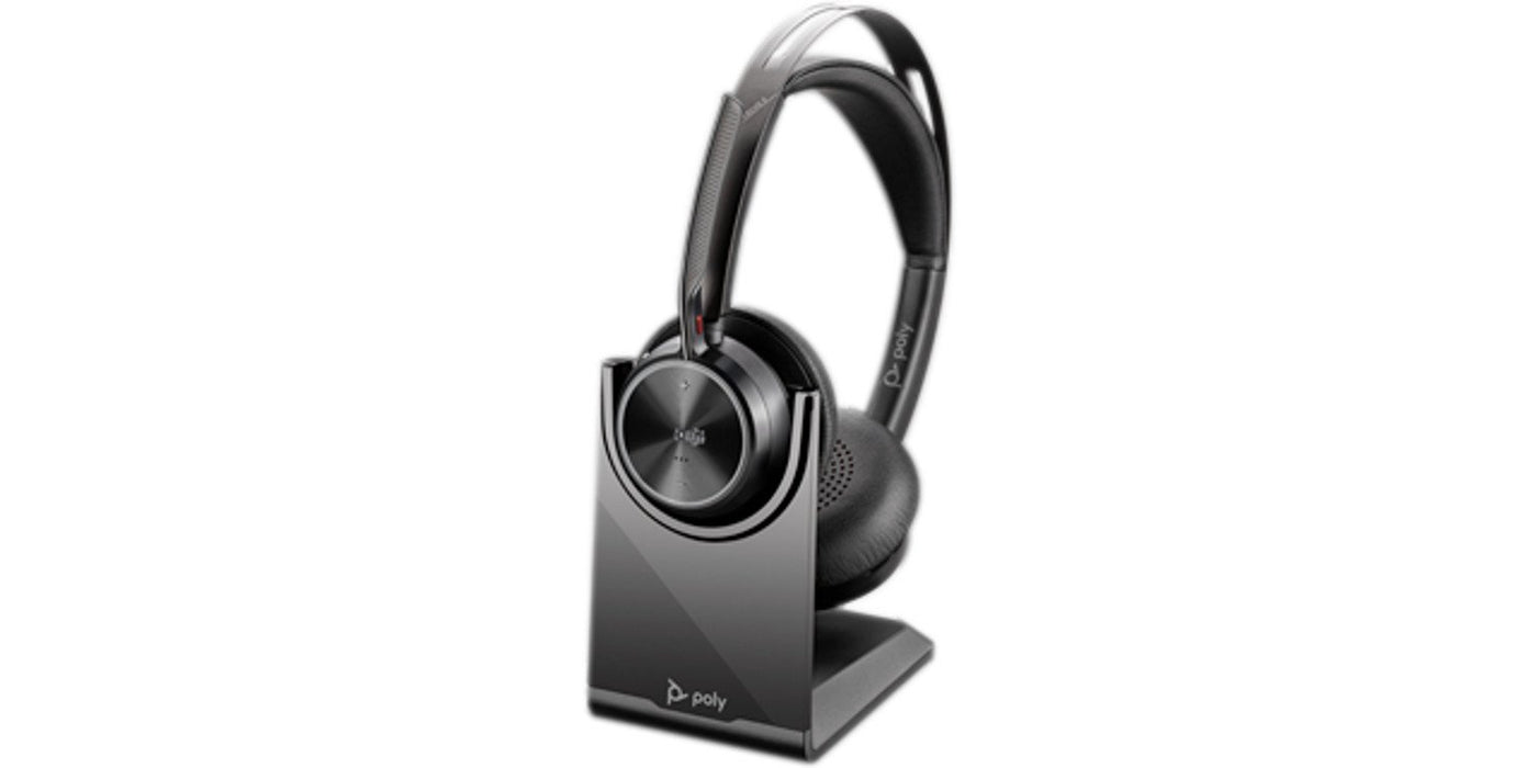 EAN 0198122157242 - HP Poly Voyager Focus 2 Microsoft Teams Certified USB-C-C Headset +USB-C/A Adapter +Charging Stand Inalám imagen 9