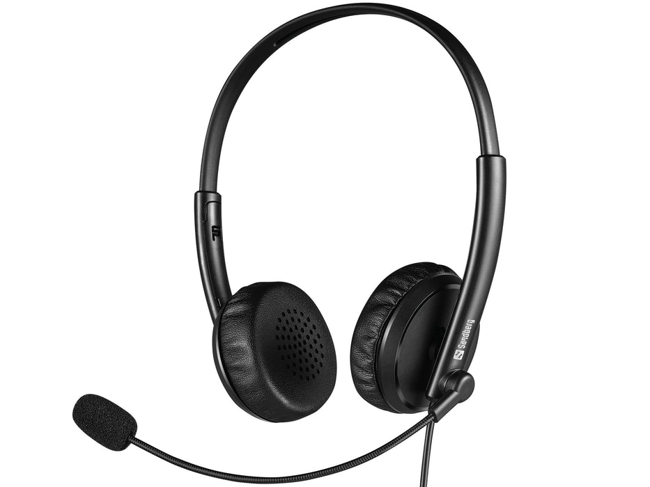 EAN 5705730126215 - Sandberg 126-21 auricular y casco Auriculares Alámbrico Diadema Oficina/Centro de llamadas Negro imagen 1
