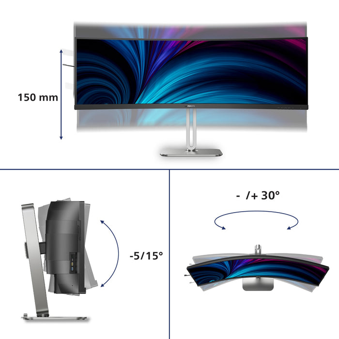 EAN 8712581802578 - Philips 5000 series 49B2U5900CH/00 pantalla para PC 124 cm (48.8") 5120 x 1440 Pixeles Dual QHD LCD Negro imagen 3