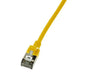 EAN 4052792053807 - LogiLink Slim U/FTP cable de red Amarillo 5 m Cat6a U/FTP (STP) imagen 1