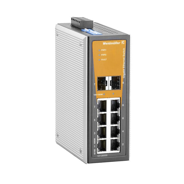 Weidmüller 1241280000 Ie-Sw-Vl08-6gt-2gs Industrial Ethernet Switch - Switch - 1 Gbps
