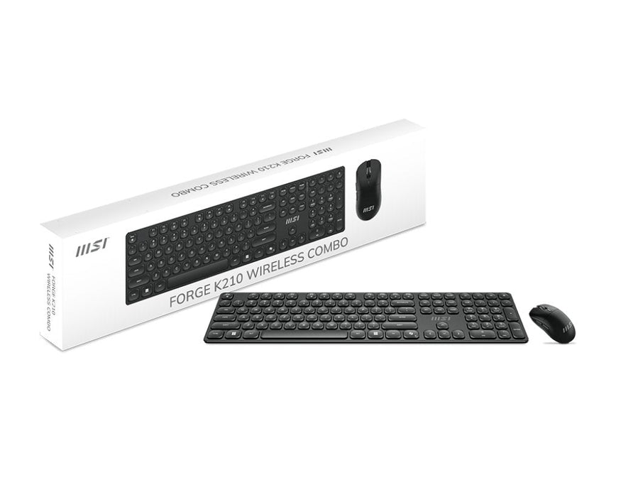 Msi Forge K-210 Keyboard-Raton Combo, Wireless