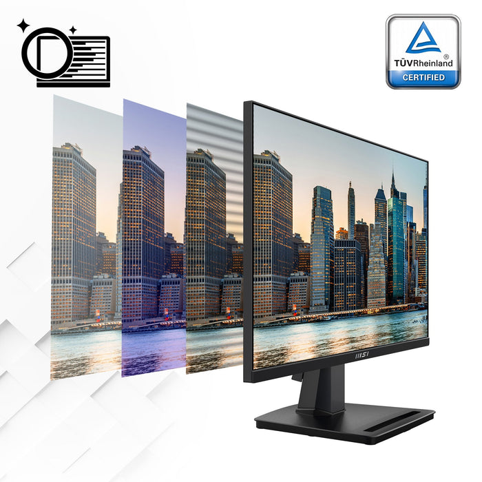 Monitor Led 23.8  Msi Pro Mp251 Negro 1ms/100hz/Ips Fhd/Hdm