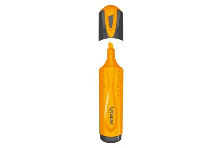 EAN 3154147425350 - Maped Fluo Peps, 12-pack marcador 12 pieza(s) Punta de cincel Naranja imagen 2