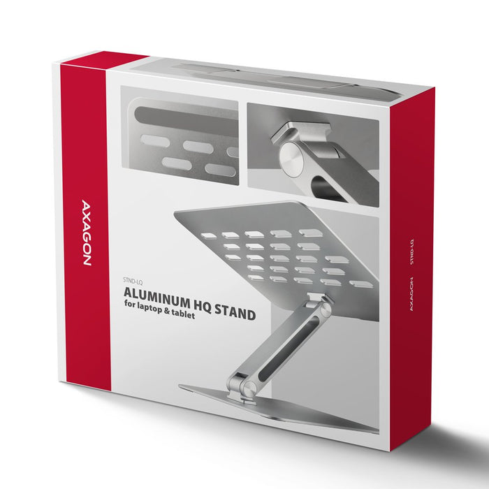 EAN 8595247908179 - Axagon STND-LQ soporte para ordenador portátil Soporte para ordenador portátil y tableta Gris 43,9 cm (17 imagen 11