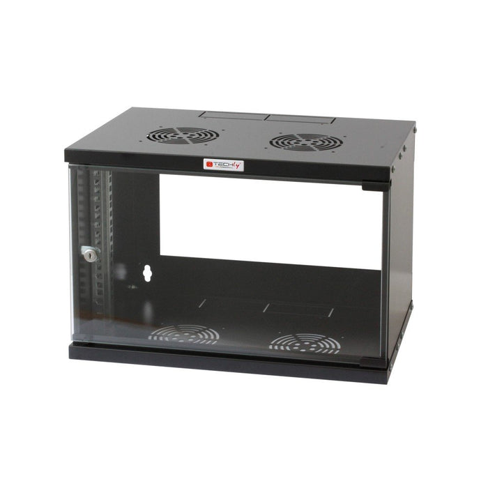 EAN 8054529023608 - Techly I-CASE EL-1006B45 armario rack 6U Bastidor de pared Negro imagen 1