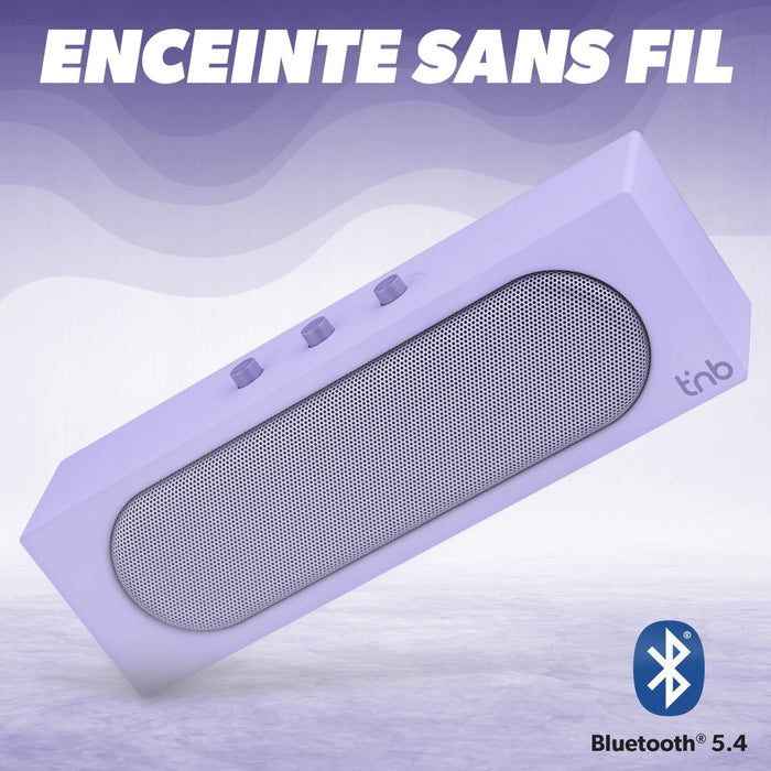 Tnb Altavoz Rainbow Bar - 10w Bluetooth Speaker - Purple