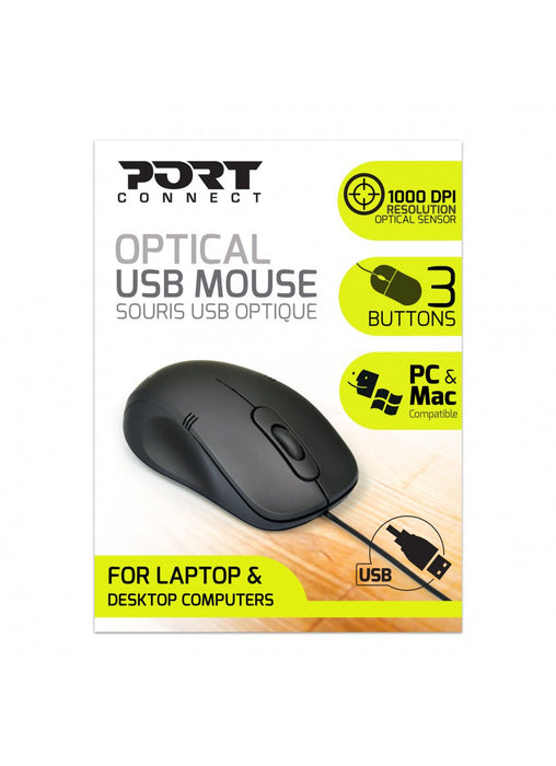 EAN 3567042029651 - Port Designs 900400-PRO ratón Oficina Ambidextro USB tipo A Óptico 1000 DPI imagen 5