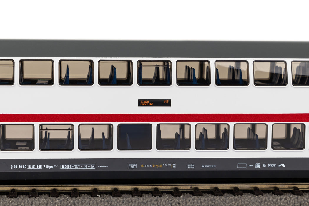 Piko H0 58802 Personenwagen Intercity Der Db Ag Doppelstockwagen 1.