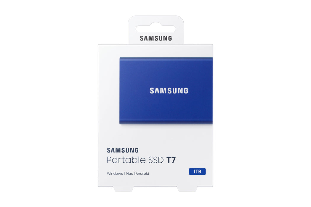 EAN 8806090312410 - Samsung Portable SSD T7 1 TB USB Tipo C 3.2 Gen 2 (3.1 Gen 2) Azul imagen 8