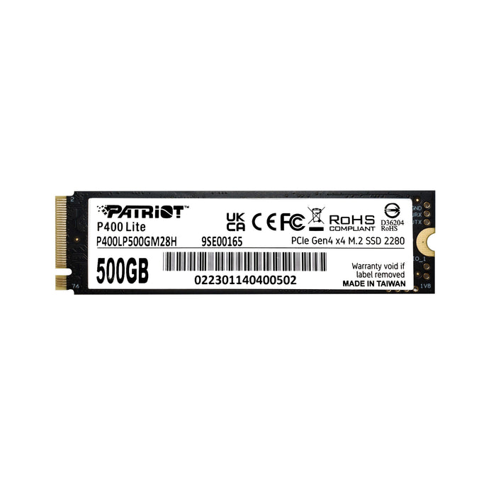 EAN 4711378424126 - Patriot Memory P400 Lite 500 GB M.2 PCI Express 4.0 NVMe imagen 5