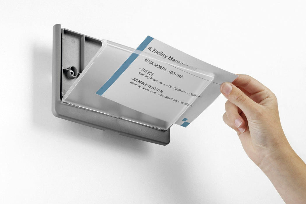 Durable Click Sign - Soporte Para Etiqueta - Fijación De Puerta