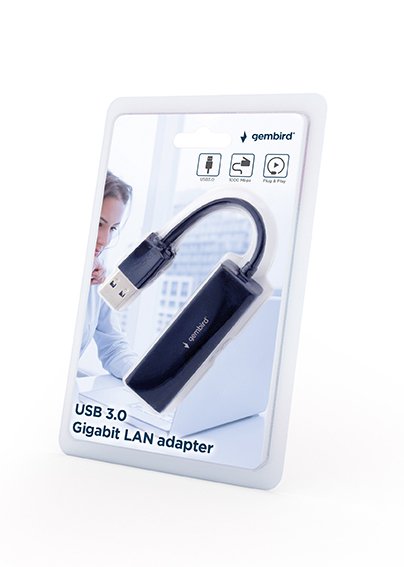 EAN 8716309096690 - Gembird NIC-U3-02 adaptador y tarjeta de red Ethernet 1000 Mbit/s imagen 2