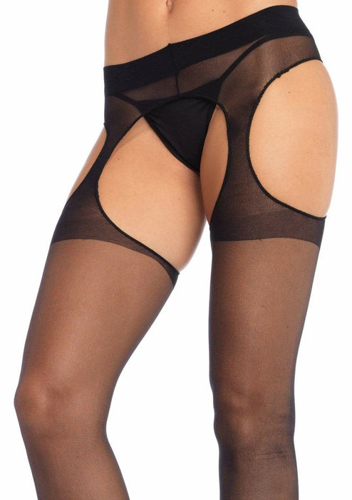 EAN 0714718002958 - Leg Avenue 1901_00122 pantis y media Negro imagen 4