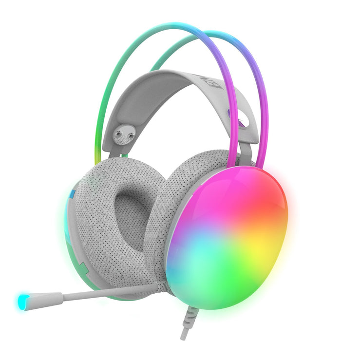 EAN 8681949014130 - Inca IGK-X8Y auricular y casco Auriculares Alámbrico Diadema Juego Gris imagen 1
