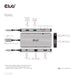 EAN 8719214472177 - CLUB3D CSV-1594 base para portátil y replicador de puertos USB 3.2 Gen 1 (3.1 Gen 1) Type-C Negro, Gris imagen 10