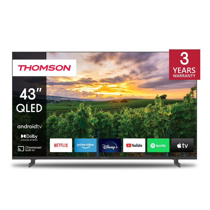 Televisor 43 Thomson 43qa2s13 Qled 4k  3840x2160 Smart Tv  4xhdmi Audio 16w Vesa 200x200
